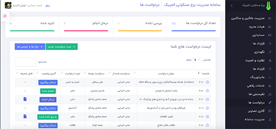 نرم افزار مدیریت مجتمع تجاری